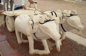 Sandstone Cow Statue