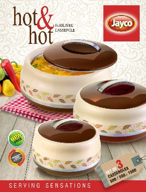 Jayco Plastics Hot & Hot Casserole