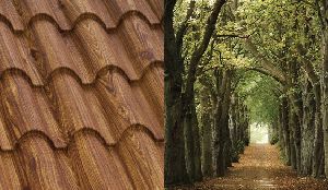 WOOD FINISH Roofing Tile