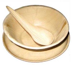Areca Bowl Spoon Plate
