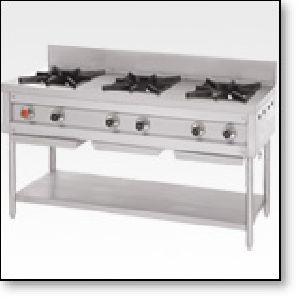 Three Burner Cooking range