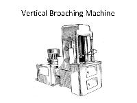 vertical broaching machine