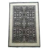Hand Knotted  Wool & Silk Carpet -06