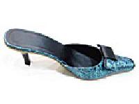 Blue Flower Ladies Leather Sandal