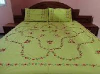 Hand Embroidered Bed Sheets