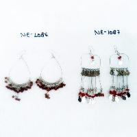 NE-1086/1087 Glass Beads Work earrings
