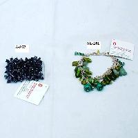 NE-267 Stone and Glass Beads Work Bracelet