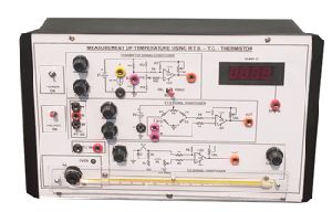 MEASUREMENT OF TEMPERATURE USING R.T.D , THERMISTOR