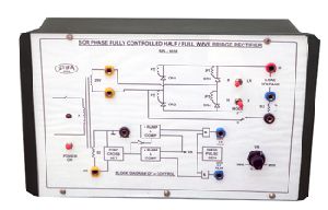 Single phase scr half/full wave fully controlled rectifier