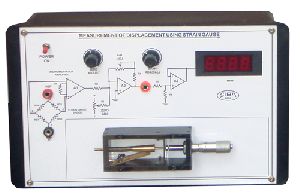 strain gauge type displacement transducer