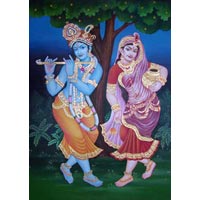 Krishna & Radha Painting