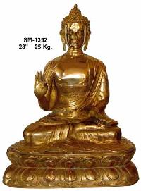 BBS - 10 Brass Buddha Statue