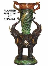 BC - 10 Brass Crafts (Elephant Planter-A)