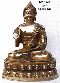 Brass Buddha Statue BBS - 04