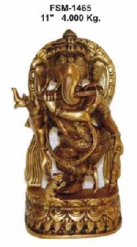 Brass Ganesh Statue- G-004