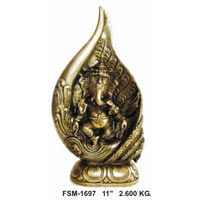 Brass Ganesh Statue- G- 021