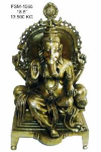 Brass Ganesh Statue- G- 022