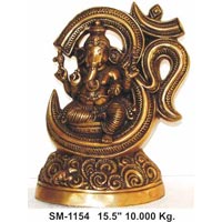 Brass Ganesh Statue- G- 025
