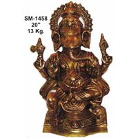 Brass Ganesh Statue- G- 027