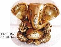 Brass Ganesh Statue- G-25