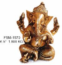 Brass Ganesh Statue- G-26