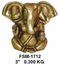 Brass Ganesh Statue- Gs-06