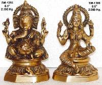 Brass Ganesh Statue- Lg- 06