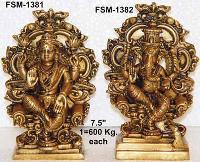 Brass Ganesh Statue- Lg-11