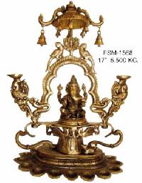 Brass Ganesha Statue G-002