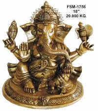 Brass Ganesha Statue  G-003
