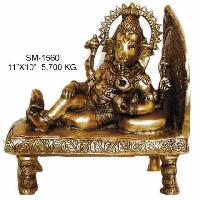 Brass Ganesha Statue - G-016