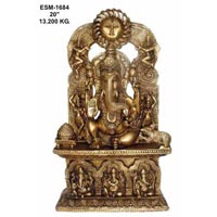 Brass Ganesha Statue- G-023