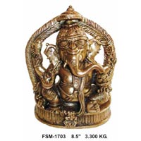 Brass Ganesha Statue G-13