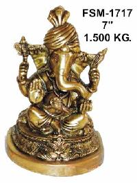 Brass Ganesha Statue- G-17