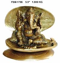 Brass Ganesha Statue- G-20