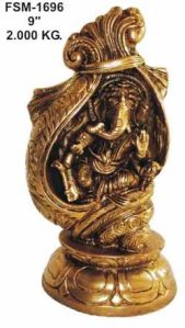 Smart Brass Ganesha Statue- G-21