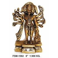 Brass Hanuman Statue- Bhs- 07