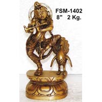 Brass Krishna Statues- Bk- 20