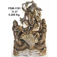 Brass Krishna Statues- Bk- 23