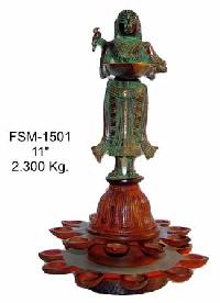 Brass Laxmi Statue- Bls- 05