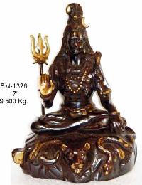 BSS-05 Brass Shiva Statue