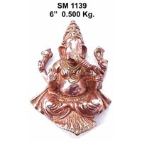 BWH - 07 Brass Wall Hangings (Ganesha)