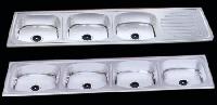 Three Bowl Drain kitchen sink
