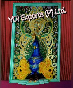 Colorful Fiber Srilankan Peacock Panels