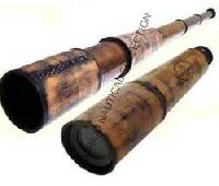 32 Leather Sheathed Hand Held Telescope