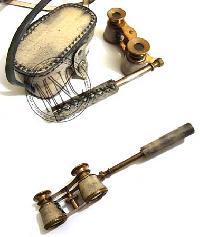 Antiqued Brass Binocular