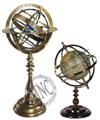 Brass Armillary Desk globe