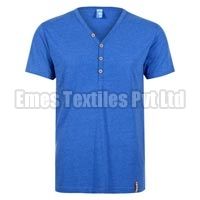 Mens V Neck Half Sleeve T-Shirts