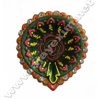 Clay Kundan Diyas