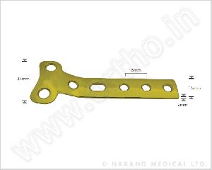 Large Fragment - Standard Implants - T-Buttress Plate 4.5